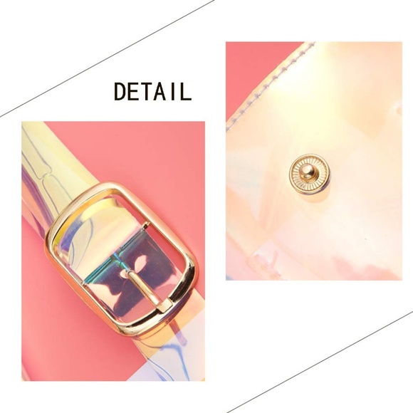 🔴 Holographic Fannypack - Trendy Belt Closure - Picture 7 of 8